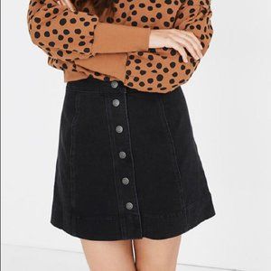 Madewell Metropolis Skirt in Rawley wash